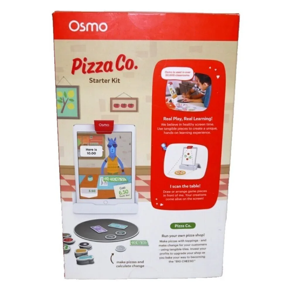 OSMO Pizza Co. Starter Kit learning game for kids 5-12 works on IPAD only, NEW